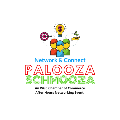 Schmooza Palooza logo